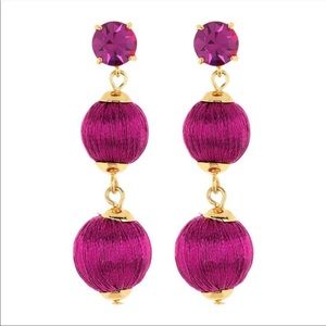 🆕💗Kate Spade Rhinestone Ball Earrings